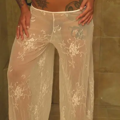 Seduction - Sheer Lace Lounge Pants