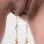Selene - Labia Clips with Gold and Silver Moons