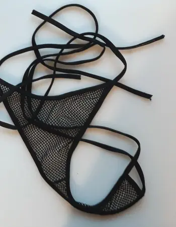 Selling Scarlett - Fishnet Tie Thong