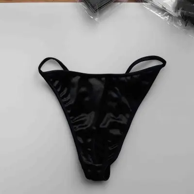 Sexy of Hollywood - Satin Crotchless Thong Panty