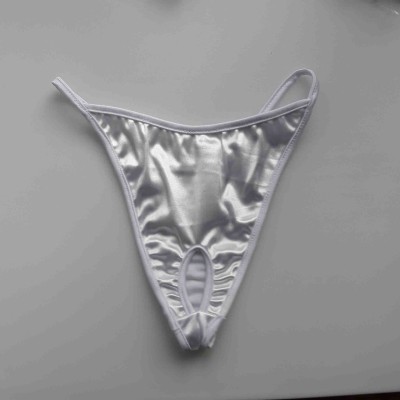 Sexy of Hollywood - Satin-Tangahöschen ohne Schritt