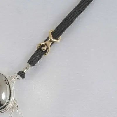 Shake It Off - Impatient Desire G-String with Pendant in Silver