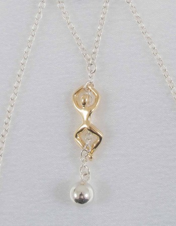 Shake It Off - Impatient Desire G-String avec pendentif en argent