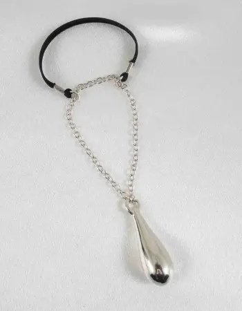 She Keeps Me Up - Penis Chain with Silver Door Knocker