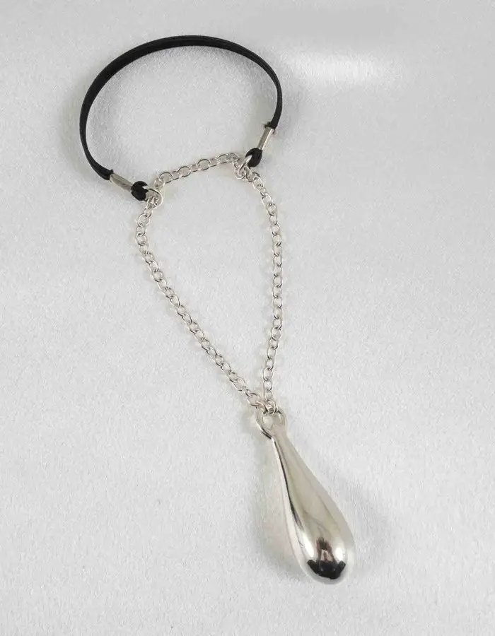 She Keeps Me Up - Penis Chain with Silver Door Knocker