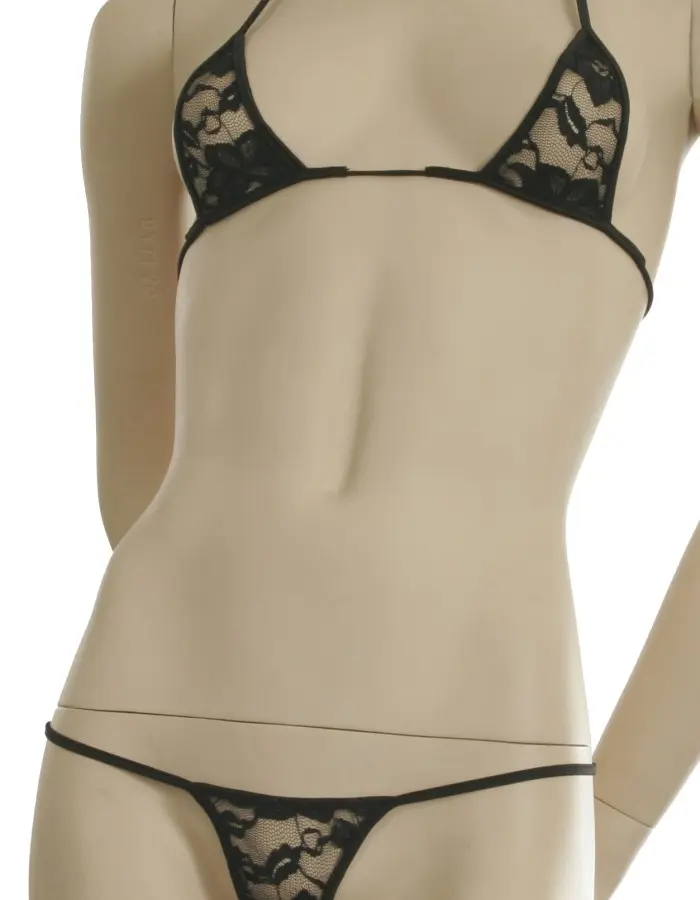 Sheer Lacey - G-String Lingerie Bikini