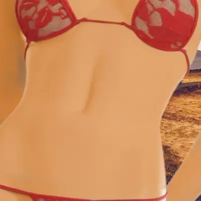Sheer Lacey - G-String Lingerie Bikini