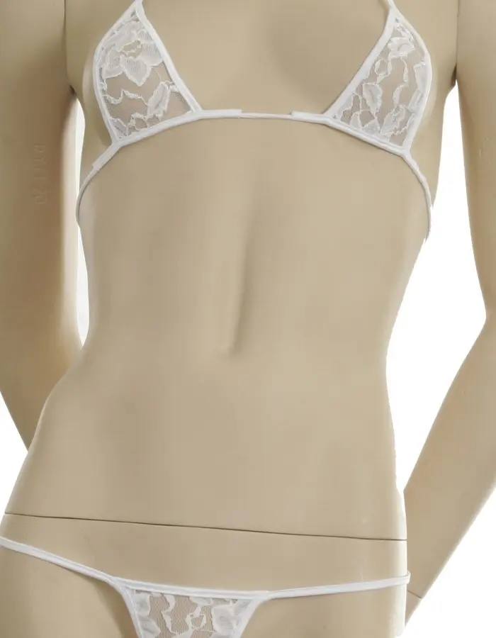 Sheer Lacey - G-String Lingerie Bikini