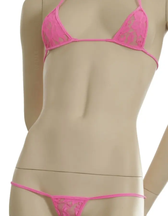 Sheer Lacey - G-String Lingerie Bikini
