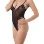 Sheer Madness - Snap-Off Black Mesh Teddy