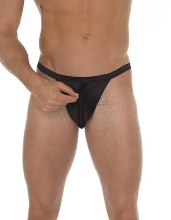 Sheer Zip Front G-String