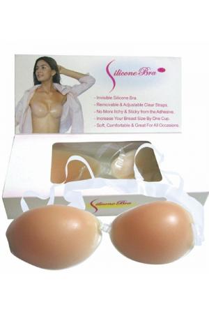 Silicone Bra with Clear Straps