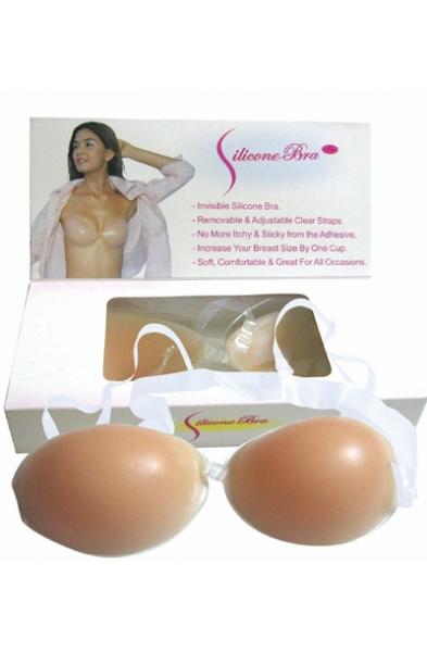 Silicone Bra with Clear Straps