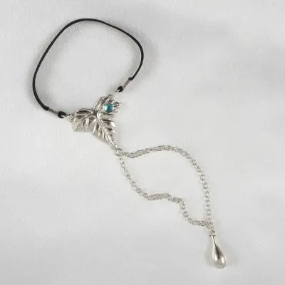 Silver Maple Sausage - Penis Jewelry With Autumn Foliage Charm