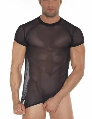 Smokin' in the Boys Room - Black Sheer Shirt