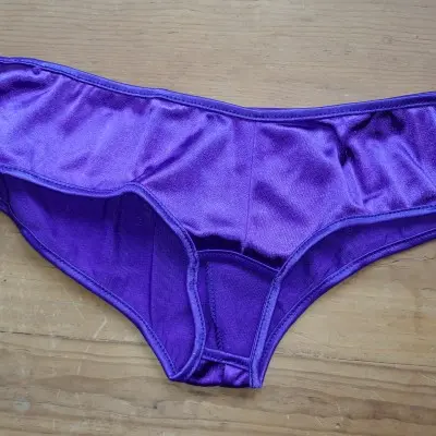 So This is Love - Satin Crotchless Panty