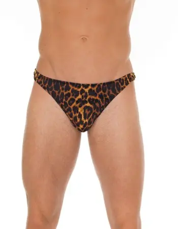 Soft Leopard G-String