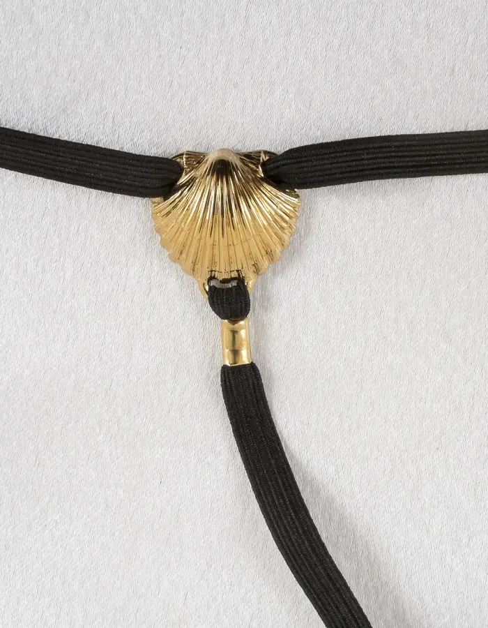 Song of the Ocean - Seashell Triple Chain Crotchless G-String