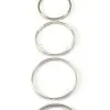 Stainless Steel Solid Cock Ring, 5 mm. wide (6 sizes)