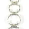 Stainless Steel Solid Cock Ring, 10 mm. wide (5 sizes)