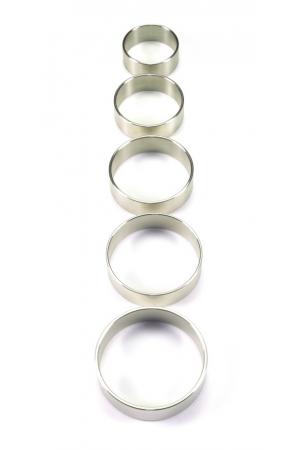 Stainless Steel Solid Cock Ring, 15 mm. wide (5 sizes)