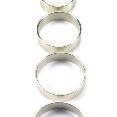 Stainless Steel Solid Cock Ring, 15 mm. wide (5 sizes)