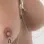 Style - Silver Necklace with Lovely Nude and Nipple Rings
