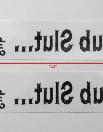 Sub Slut Temporary Tattoo Pack of Four