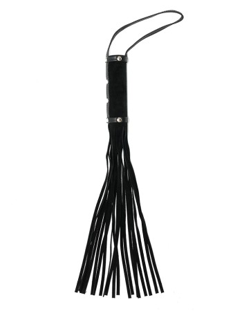 Suede Fondle Flogger Whip With 19 strings