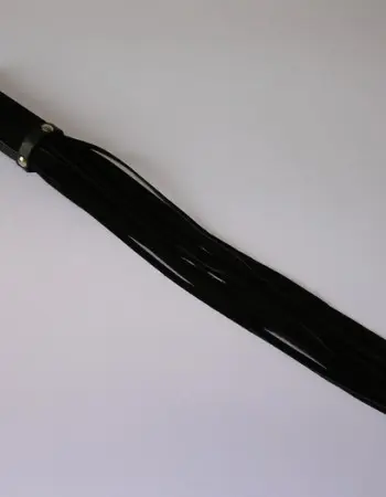 Suede Fondle Flogger Whip With 19 strings
