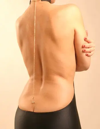 Surbhi - Gold Crescent Moon Neck and Body Chain