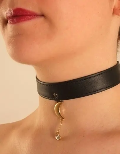 Surbhi - Gold Crescent Moon Neck and Body Chain