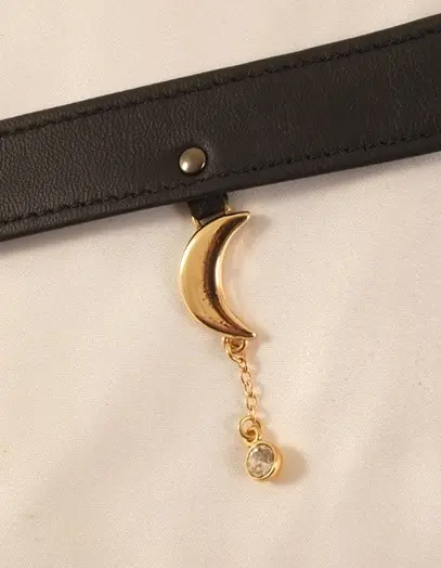 Surbhi - Gold Crescent Moon Neck and Body Chain