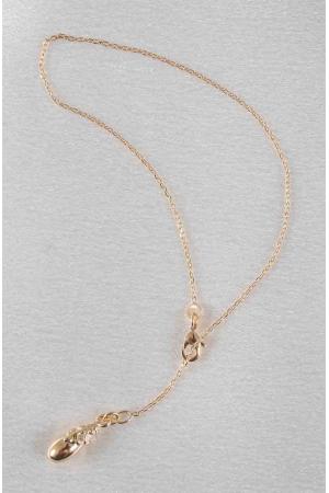 Survive the Summer - Gold Wrist or Ankle Chain with Teardrop Pendant