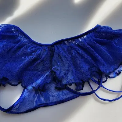 Take It Off - Lace G String Panty and Ruffle Skirt