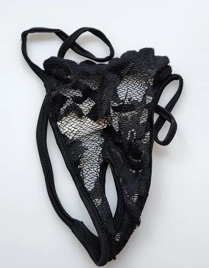 Taking A Shot - Crotchless G String Panty