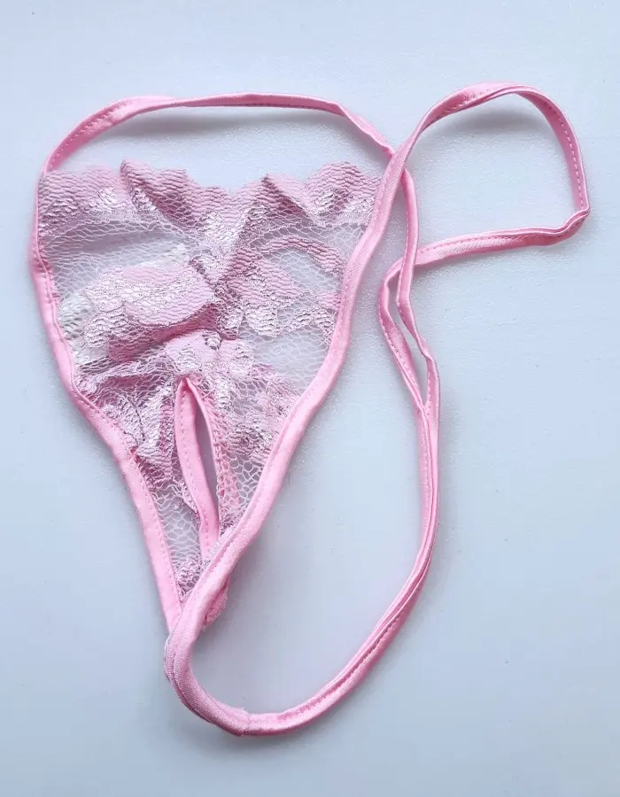 Taking A Shot - Crotchless G String Panty