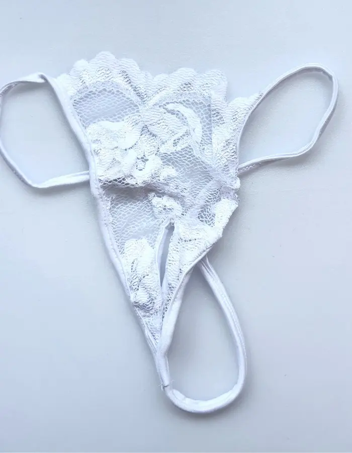 Taking A Shot - Crotchless G String Panty