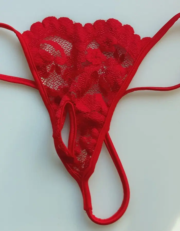 Taking A Shot - Crotchless G String Panty