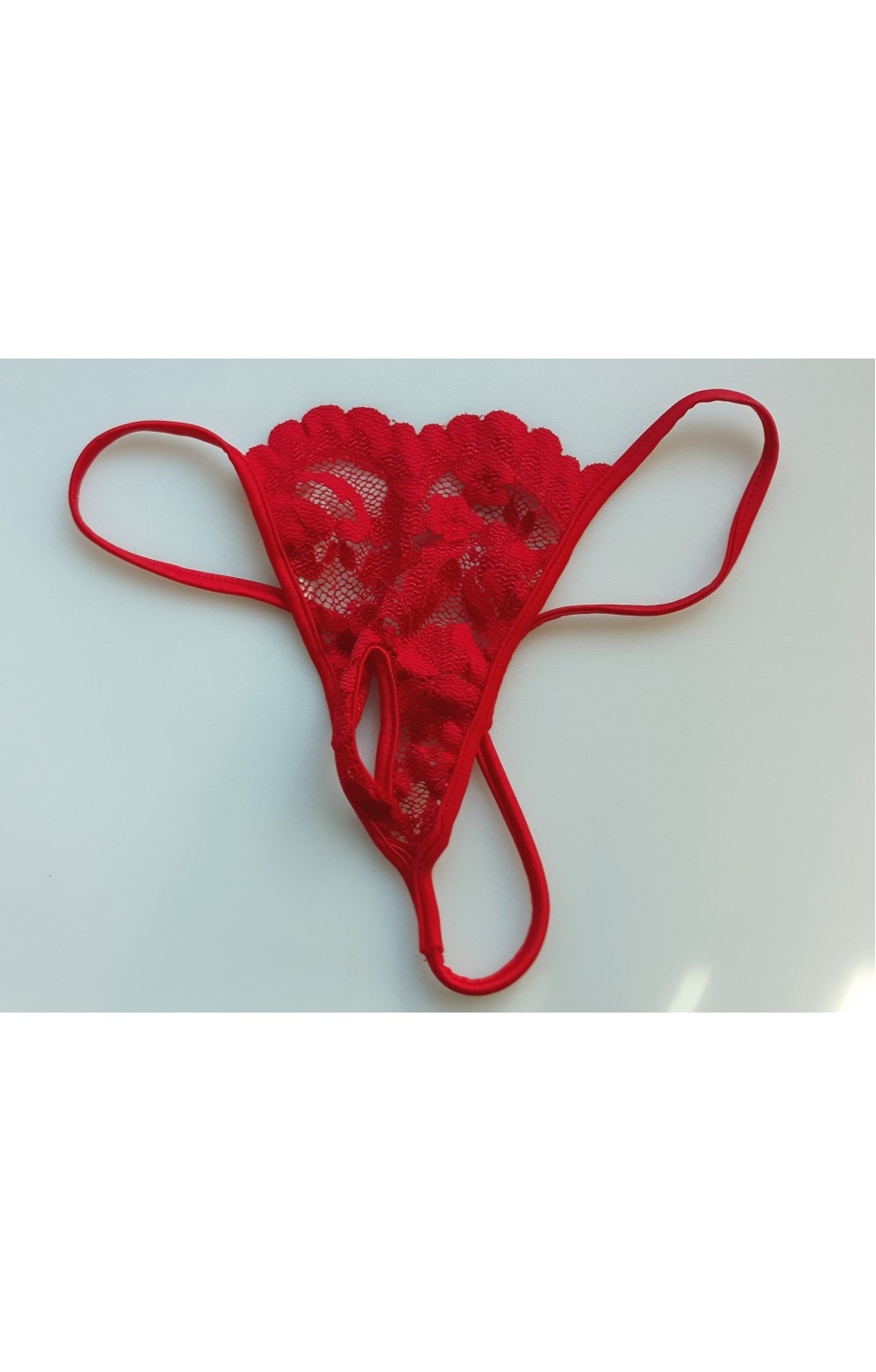 Taking A Shot - Crotchless G String Panty -