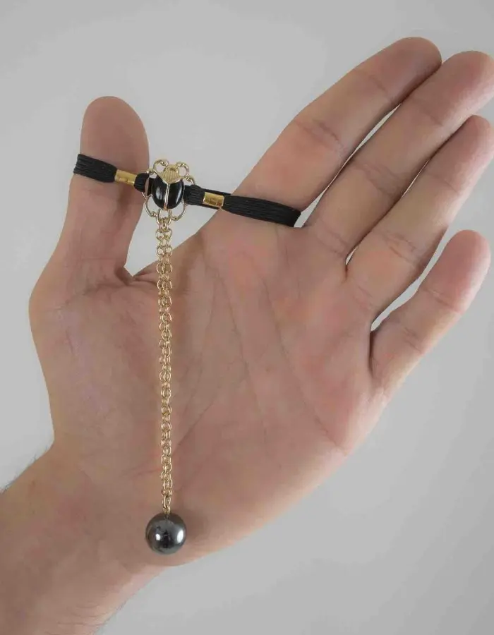 The Gold Bug - 24 Carat Gold Scarab Penis Chain Penis Jewelry