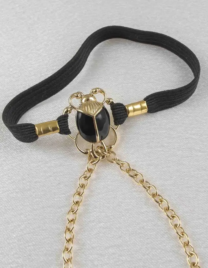 The Gold Bug - 24 Carat Gold Scarab Penis Chain Penis Jewelry