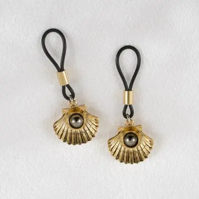 The Pearl - Gold Non-Piercing Nipple Jewelry