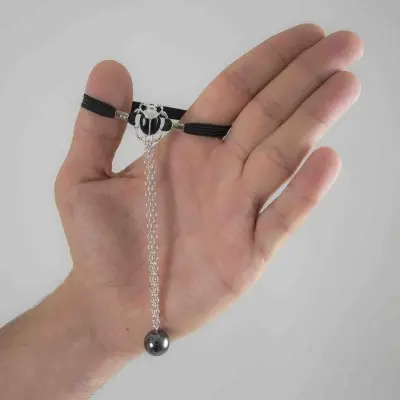 The Sacred Scarab - Sterling Silver Plate Penis Chain Penis Jewelry