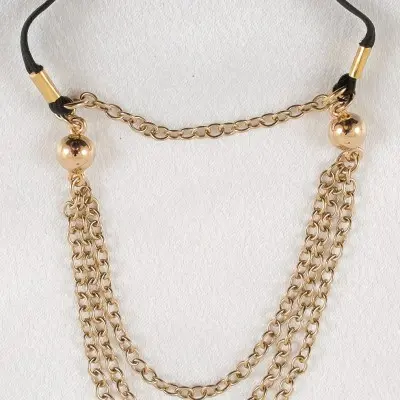 The Sheik - Penis Jewelry With Draped Gold Testicle Chains