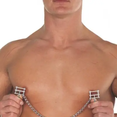 Thumbscrew Adjustable Nipple Press with Chain