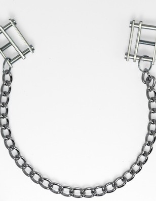 Thumbscrew Adjustable Nipple Press With Chain