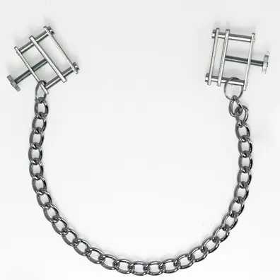 Thumbscrew Adjustable Nipple Press with Chain
