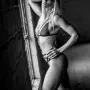 Time Spills - Black Mesh Teddy With Straps