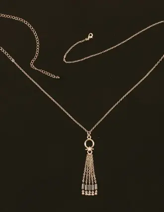 Tiye - Women's Egyptian Silver Waist Chain With Hematite Pendant